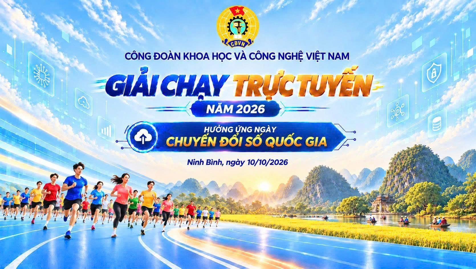 Giải chạy trực tuyến  Công đoàn Khoa học và Công nghệ Việt Nam năm 2026
