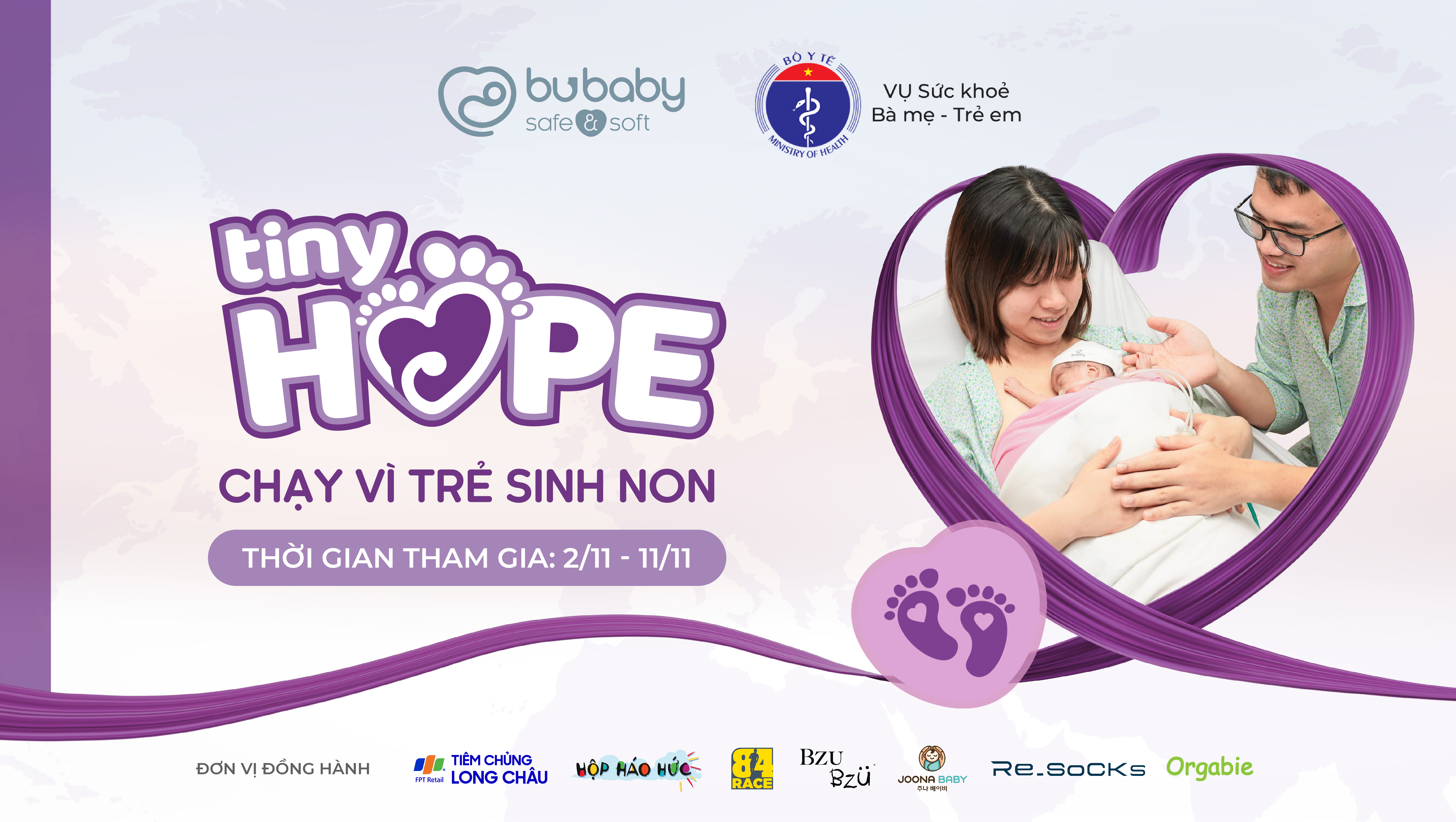 TINY HOPE - CHẠY VÌ TRẺ SINH NON - Unlimited Chain