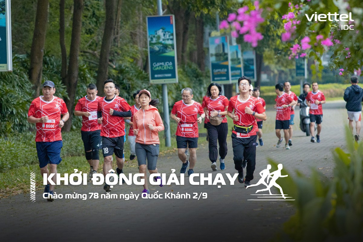 Viettel IDC - Giải chạy chào mừng 78 năm ngày Quốc Khánh 02-09-2023