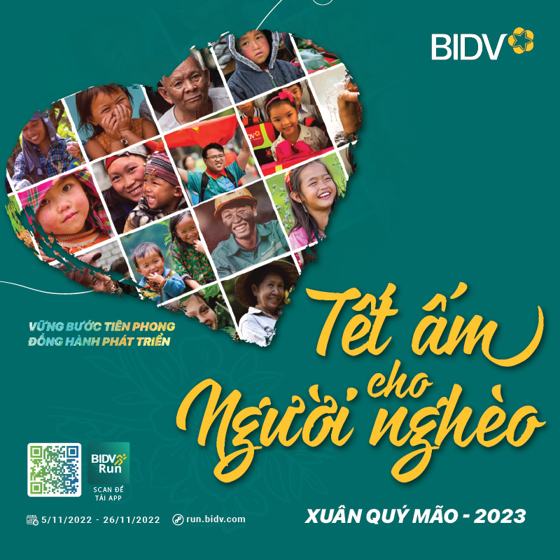 BIDV SGD3 - TẾT ẤM CHO NGƯỜI NGHÈO  - XUÂN QUÝ MÃO 2023