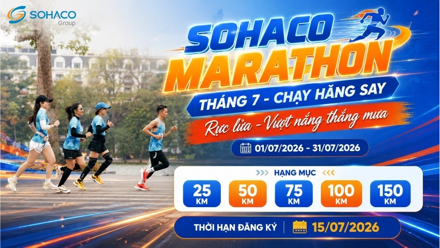 Sohaco Marathon 2026 -- THÁNG 7 - CHẠY HĂNG SAY