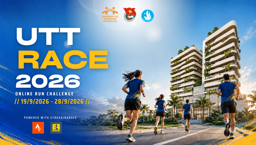Giải chạy bộ trực tuyến Sinh viên UTT năm 2026