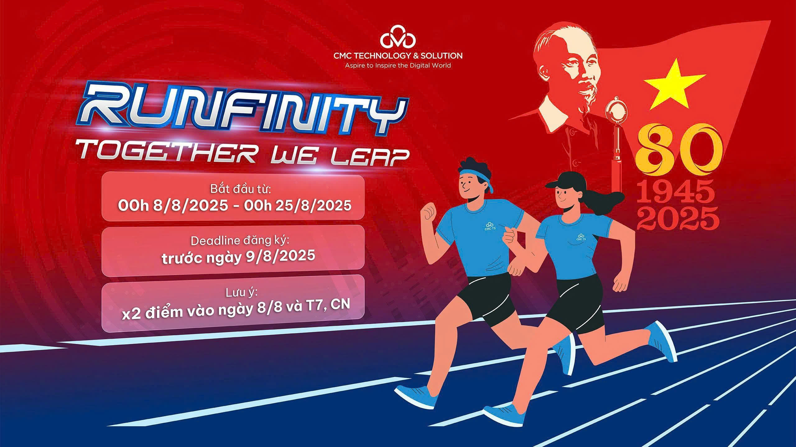GIẢI CHẠY RUNFINITY 2025 – TOGETHER WE LEAP
