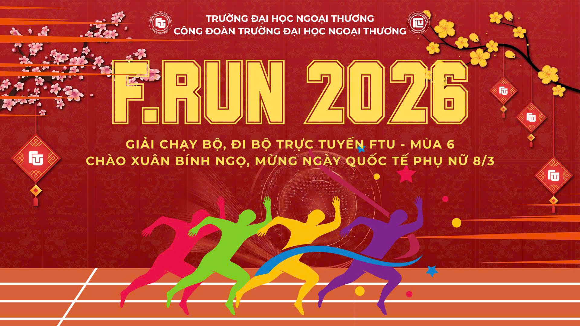 GIẢI F.RUN 2026 - Giải chạy bộ, đi bộ trực tuyến FTU - Mùa 6