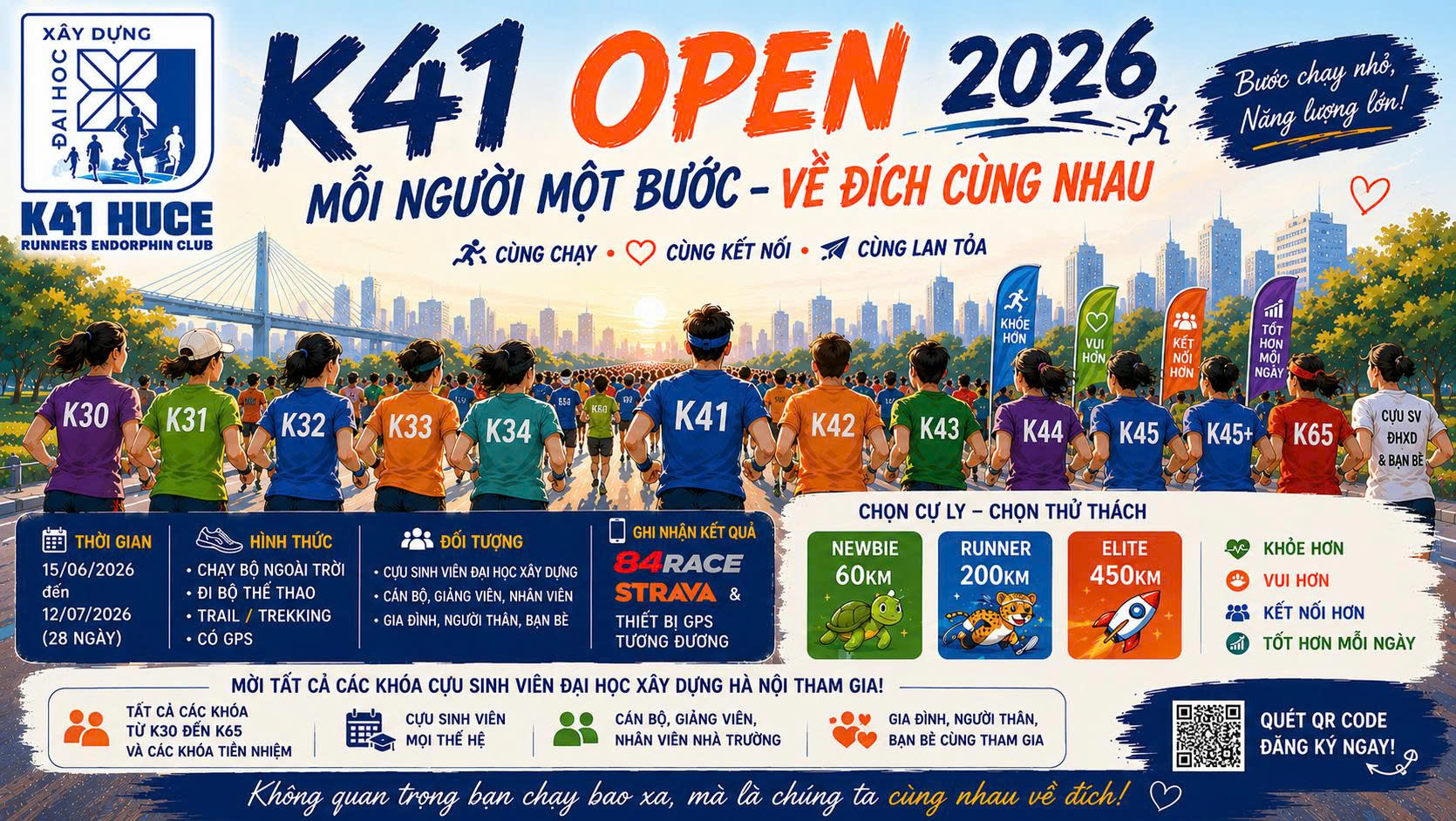 K41 OPEN 2026 – MỖI NGƯỜI MỘT BƯỚC - VỀ ĐÍCH CÙNG NHAU