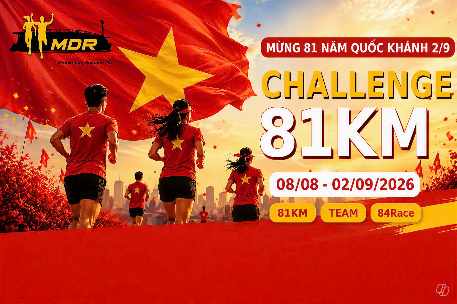 2026 Mỹ Đình Runners - Thử  thách 81km chào mừng Quốc khánh 2-9