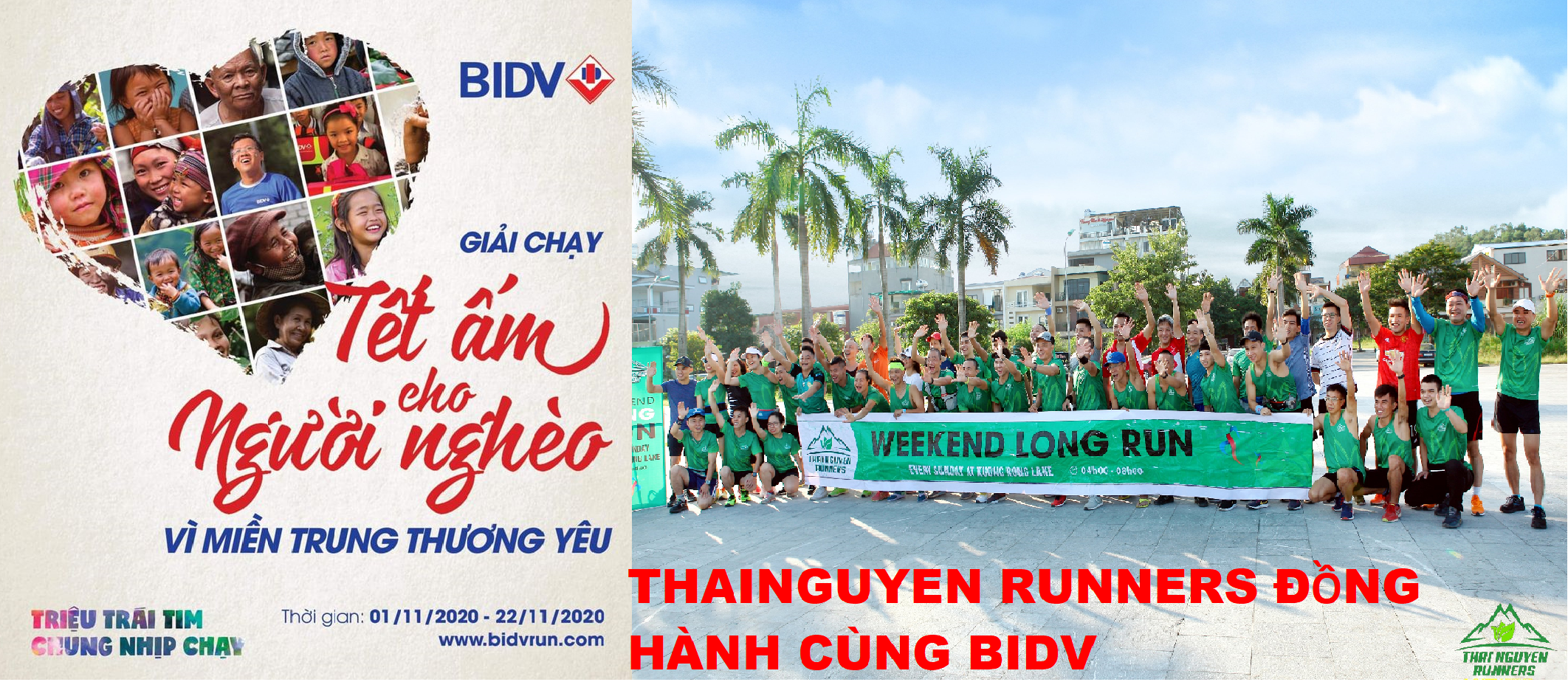 THAINGUYEN Runners đồng hành cùng BIDV - Tết ấm cho người nghèo 2020