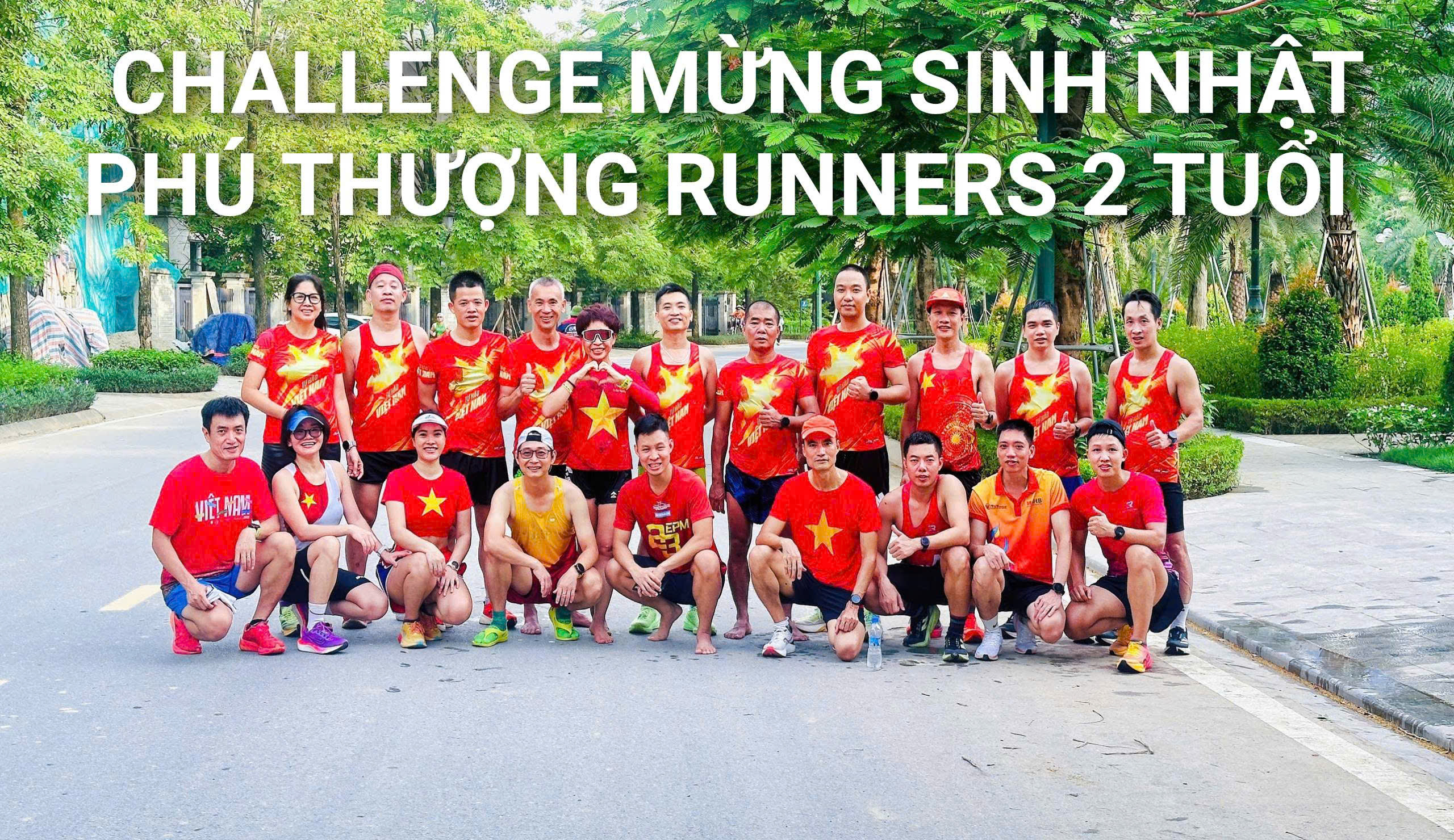 CHALLENGE MỪNG SINH NHẬT PHÚ THƯỢNG RUNNERS 2 TUỔI