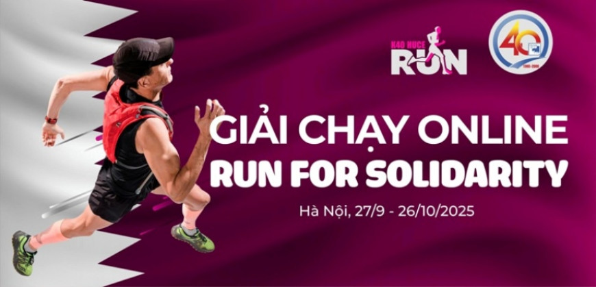 K40 HUCE RUN FOR SOLIDARITY-Challenge Tháng 09-2025