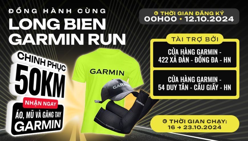 Đồng Hành Cùng Long Bien Garmin Run