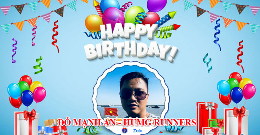 HAPPY BIRTHDAY TO DO MANH AN - HUMG RUNNERS