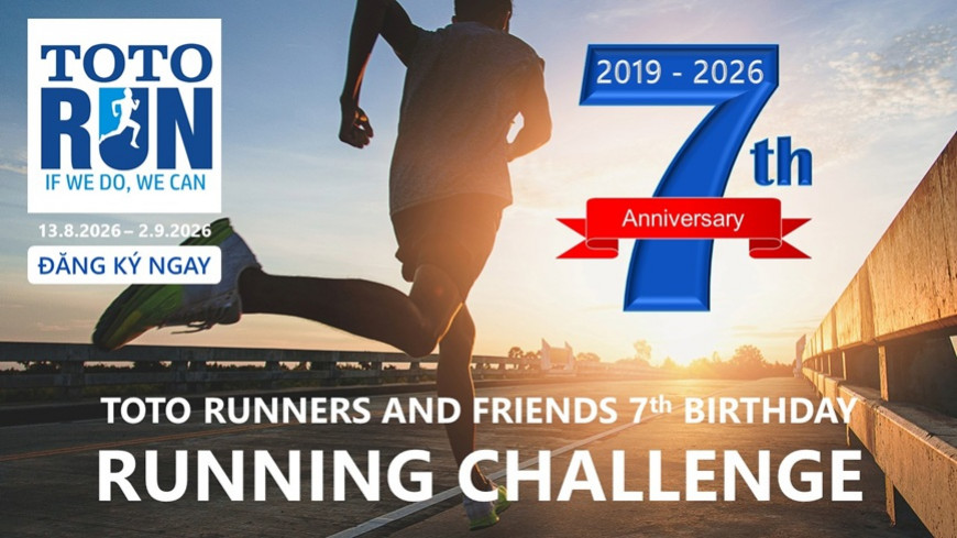 TOTO Runners And Friends – Happy 7th Birthday