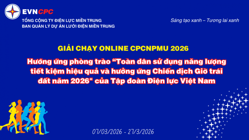 Giải chạy online CPCNPMU 2026