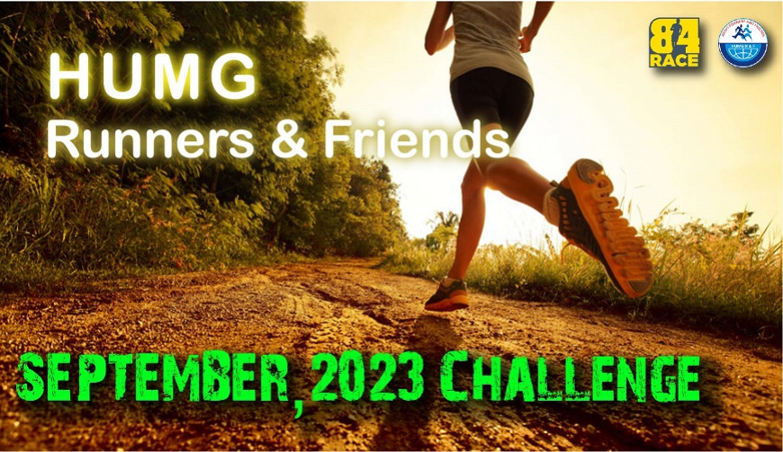 HUMG RUNNERS AND FRIENDS - SEPTEMBER, 2023 CHALLENGE