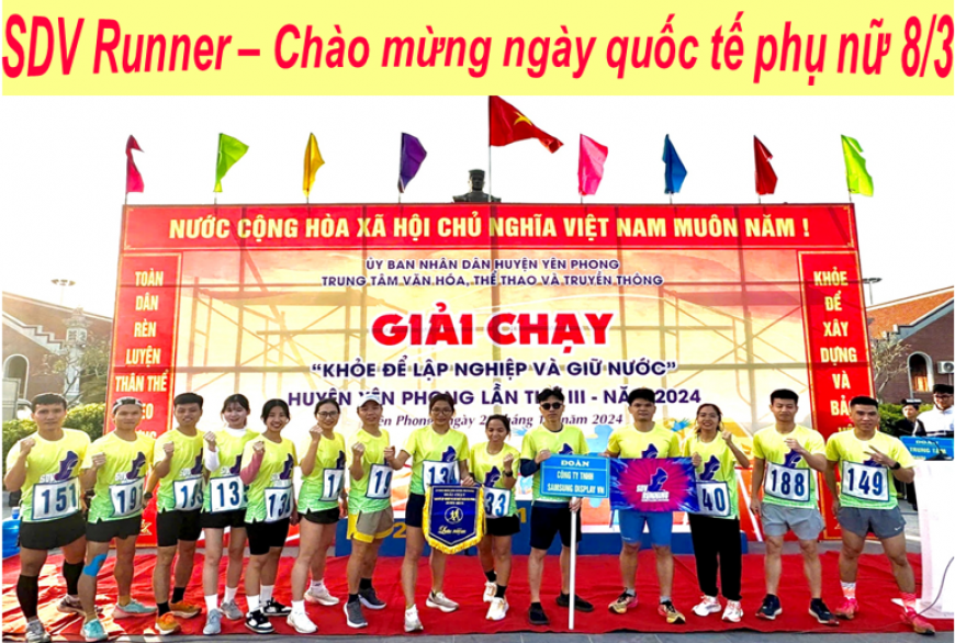 SDV Runners Thử thách tháng 3 - Yêu thương một nửa thế giới