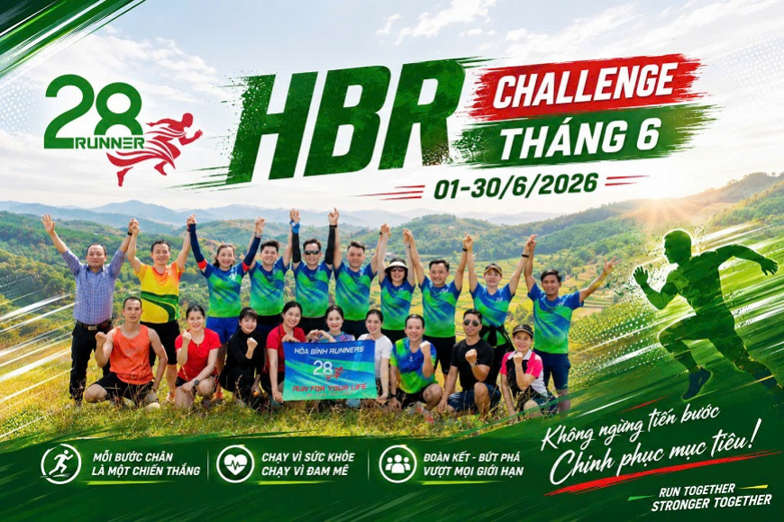 HBR - Challenge tháng 6 rực lửa