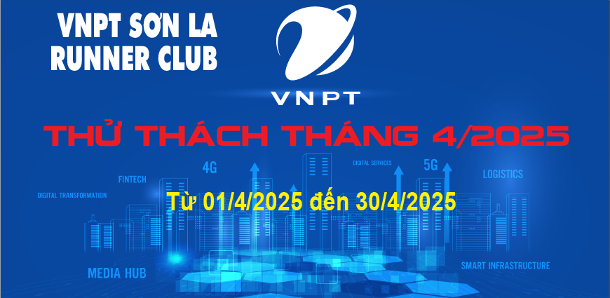 VNPT Sơn La Runner thử thách tháng 04