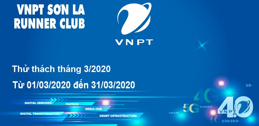 VNPT Sơn La Runner Club - Thử thách tháng 03-2020