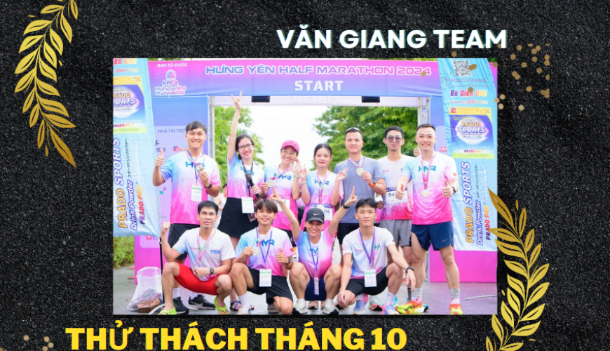 Văn Giang Team - Thử thách tháng 10