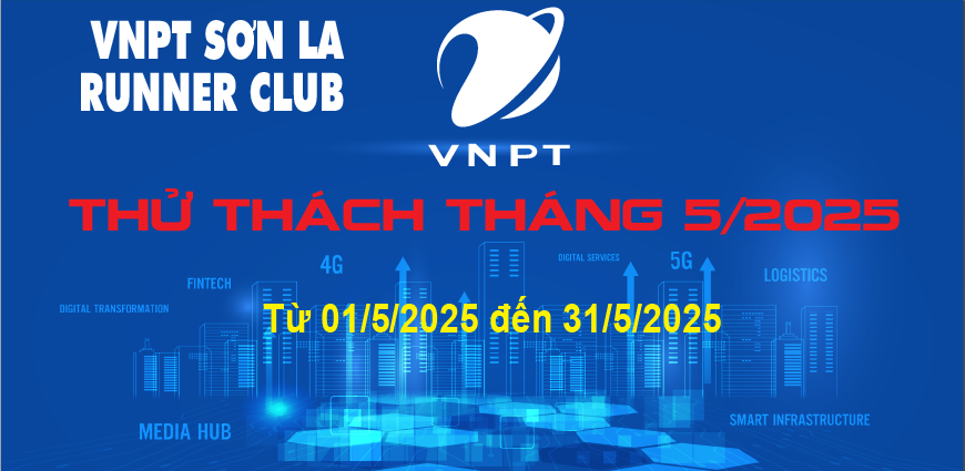 VNPT Sơn La Runner thử thách tháng 05