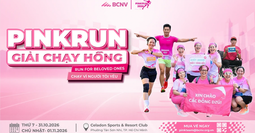 Pink Run 2026 Giải chạy Hồng