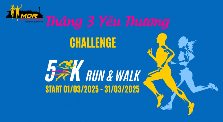Tháng 3 Yêu Thương Cùng Mỹ Đình Runners - MDR