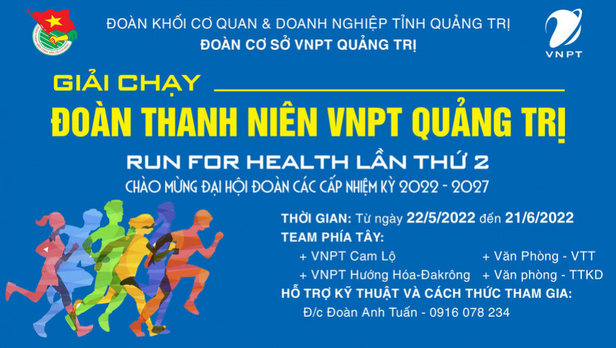 ĐOÀN THANH NIÊN VNPT QUẢNG TRỊ RUN FOR HEALTH - LẦN THỨ 2