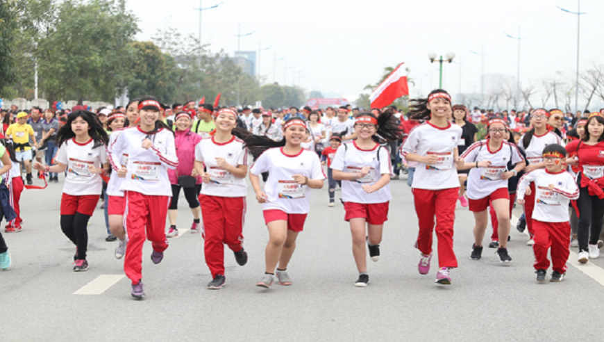 Tiểu học Vinschool Metropolis - Khối 4 - EDURUN 2023 - RUN FOR EDUCATION