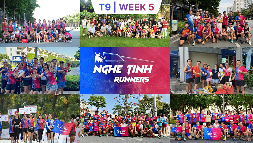 NGHỆ TĨNH RUNNERS - Thử thách Tuần 5 tháng 09 - 2026