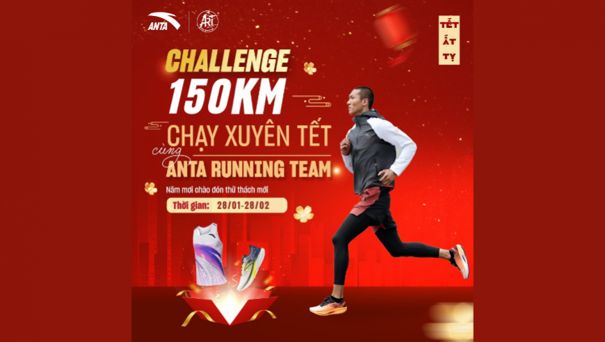 CHALLENGE 150KM- CHẠY XUYÊN TẾT CÙNG ANTA RUNNING TEAM