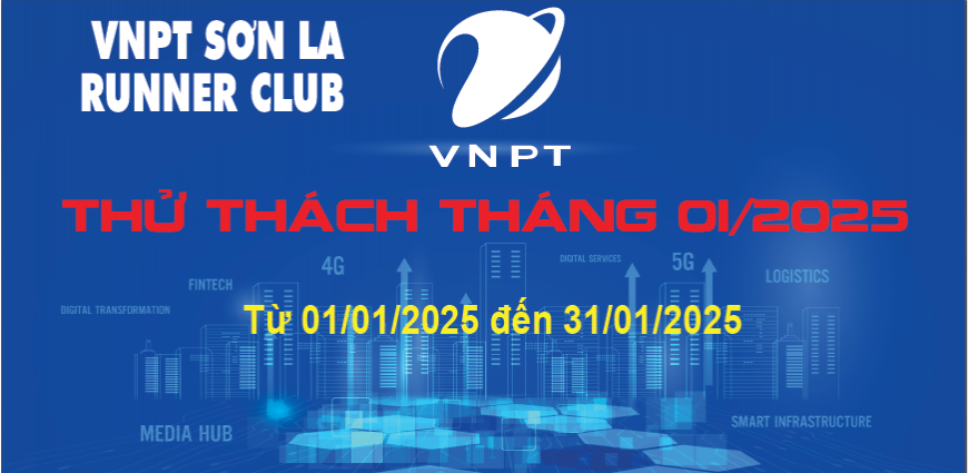 VNPT Sơn La Runner thử thách tháng 01