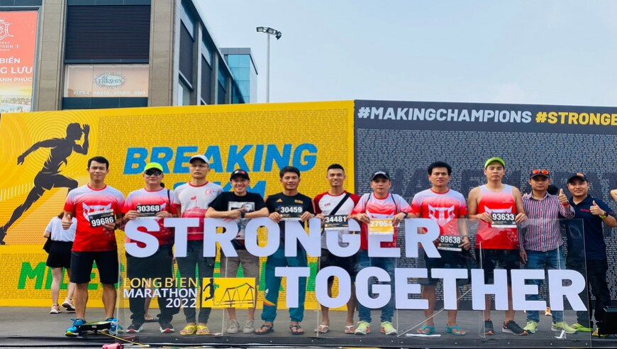 QTR-Long run cuối tuần khởi động BIDV RUN và chúc mừng thành công của CLB QTR tại race LBM 2022