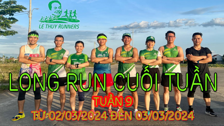 Lệ Thuỷ Runners Long run weekend Tuần 9