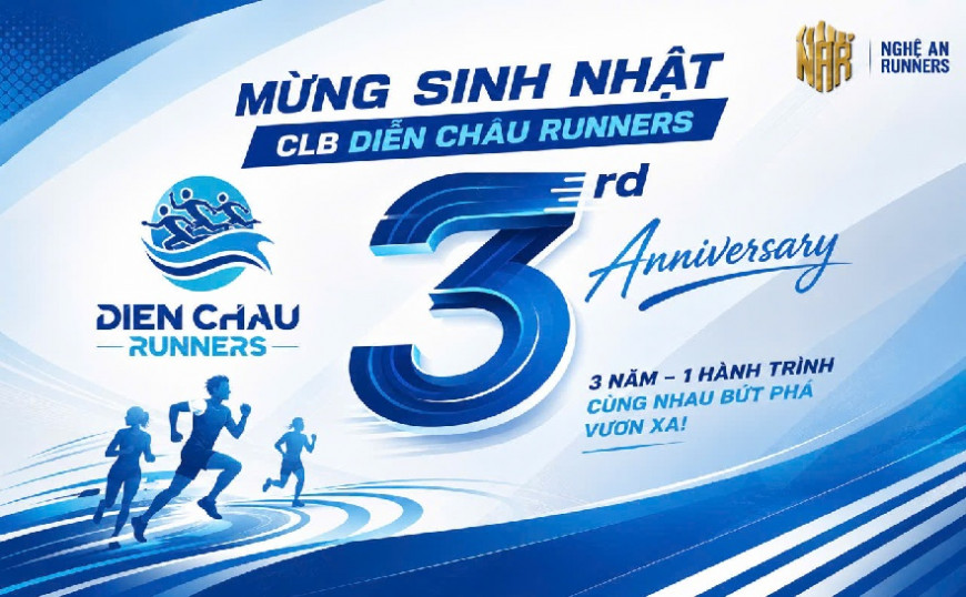 DCR Challenge Chào mừng Sinh nhật lần thứ 3 CLB Diễn châu Runners