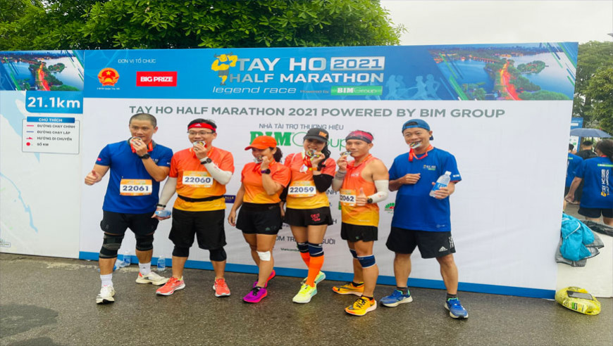 Kiến Giang Runner - Chúc mừng thành công các VĐV tại THHM2021
