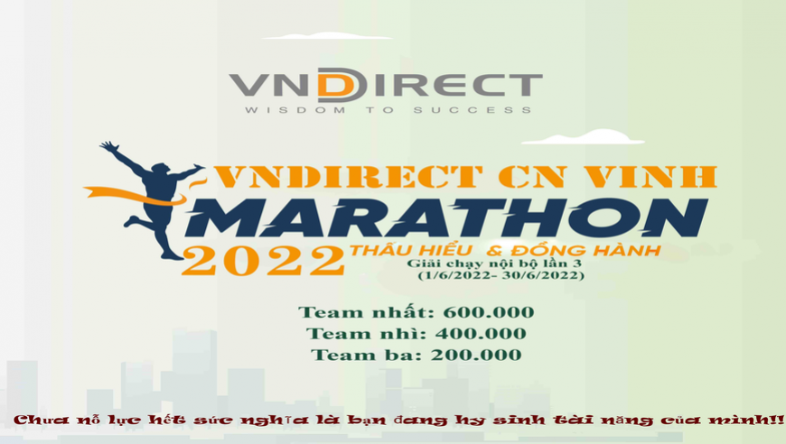 Giải chạy lần 3 VNDIRECT CN VINH 2022