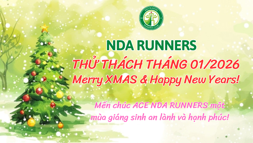 NDAR - Thử thách chạy bộ tháng 1-2026