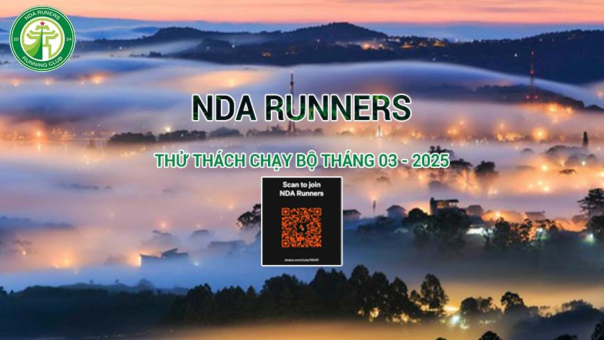 NDAR - Thử thách chạy bộ tháng 03-2025