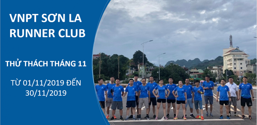 VNPT Sơn La Runner Club - Thử thách tháng 11-2019