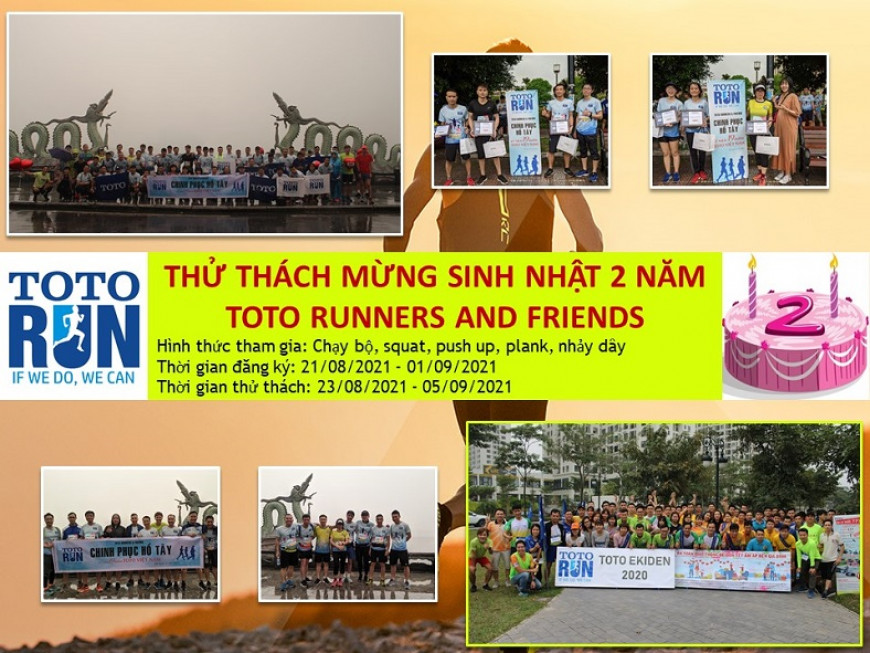 MỪNG SINH NHẬT 2 NĂM TOTO RUNNERS AND FRIENDS