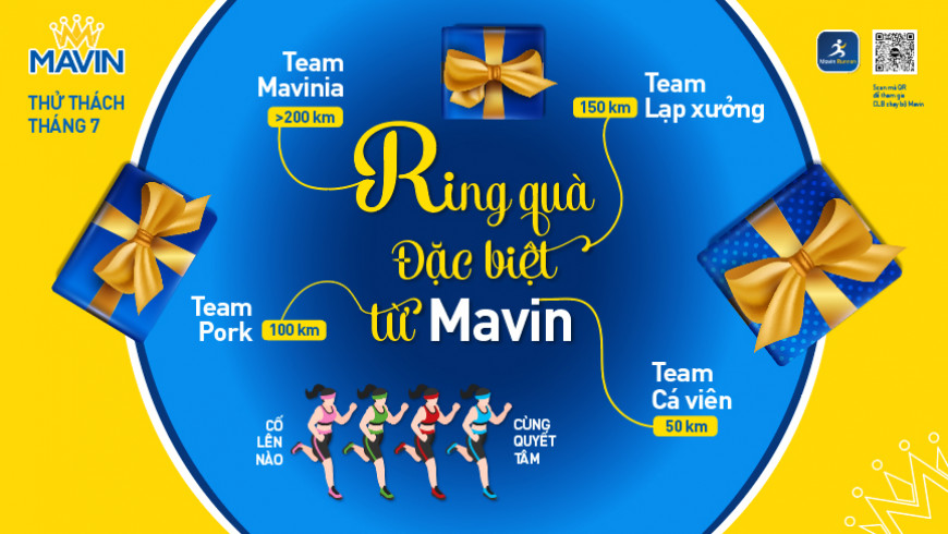 THỬ THÁCH MAVIN 2024  RINH QUÀ THÁNG 7