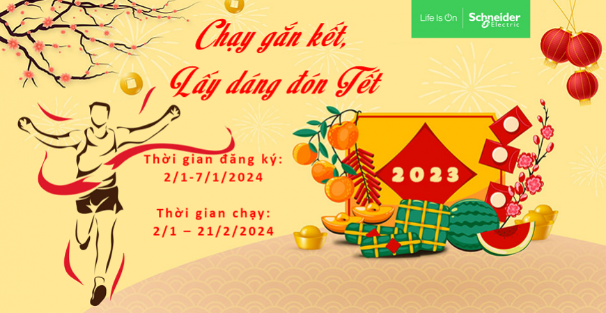 Cùng Schneider Electric Việt Nam - Chạy gắn kết, lấy dáng đón Tết 2024