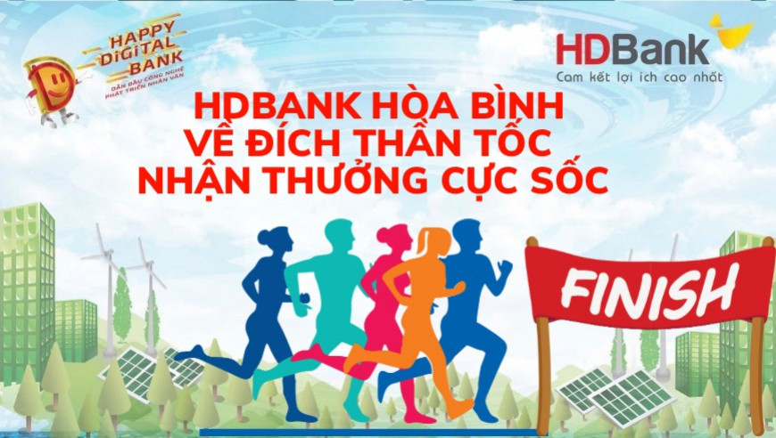 VỀ ĐÍCH THẦN TỐC - NHẬN THƯỞNG CỰC SỐC - HDBANK HÒA BÌNH