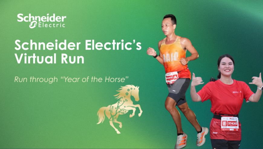 Schneider Electric’s  Virtual Run - Run through “Year of the Horse”