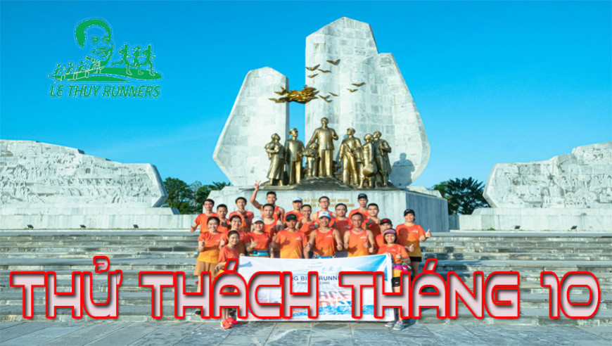 LỆ THUỶ RUNNERS VƯỢT QUA GIÔNG BÃO CÙNG THỬ THÁCH THÁNG 10