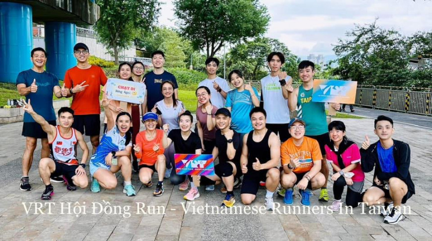 VRT Hội đồng Run - Vietnamese Runners in Taiwan 1000km chào năm mới XD