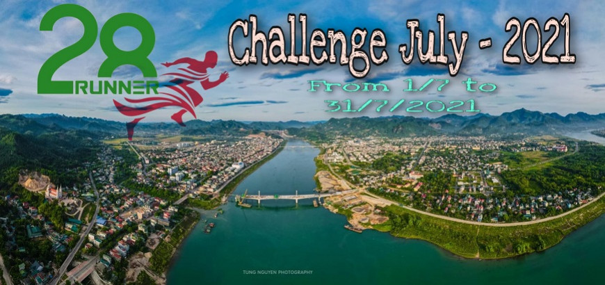 Hoà Bình Runners - Challenge tháng 7