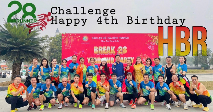 Challenge Mừng sinh nhật HBR lần thứ 4