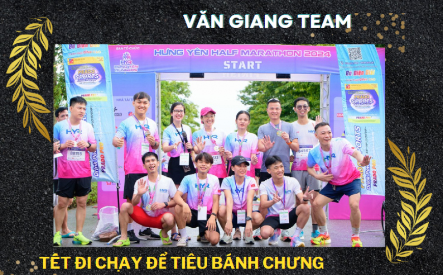 VG Team - Tháng 1 là đi chạy bằng chân để tiêu bánh Chưng