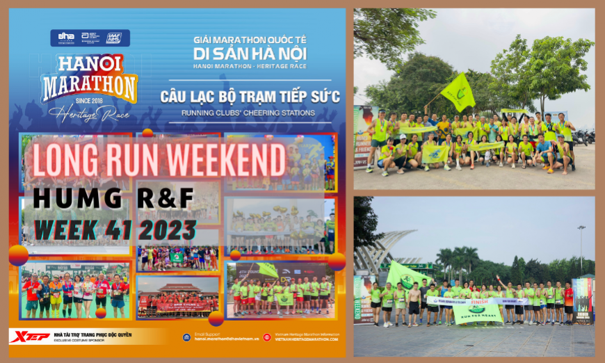 HUMG RnF Long Run Weekend - Đồng hành Hanoi Marathon Heritage Race 2023